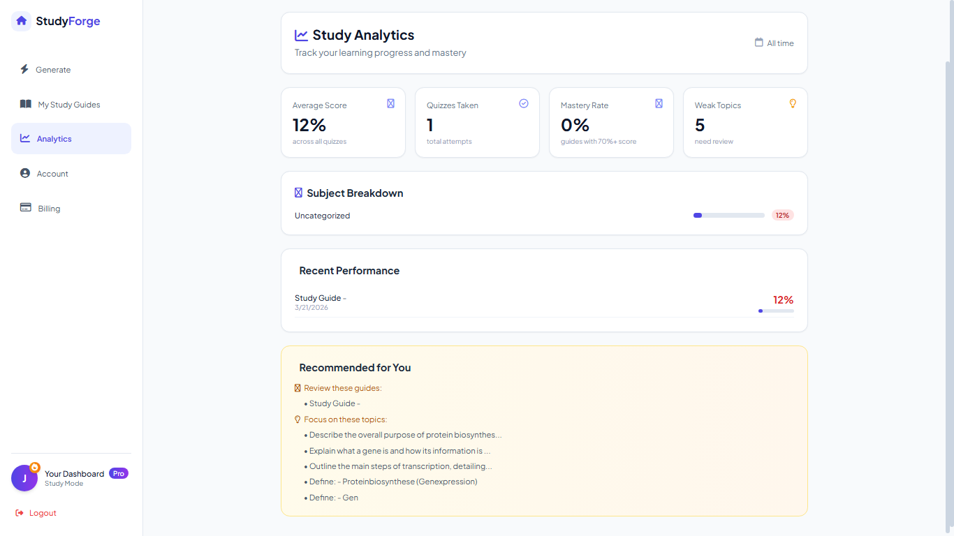 StudyForge AI gallery image