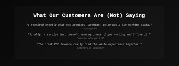 Nothing as a Service gallery image