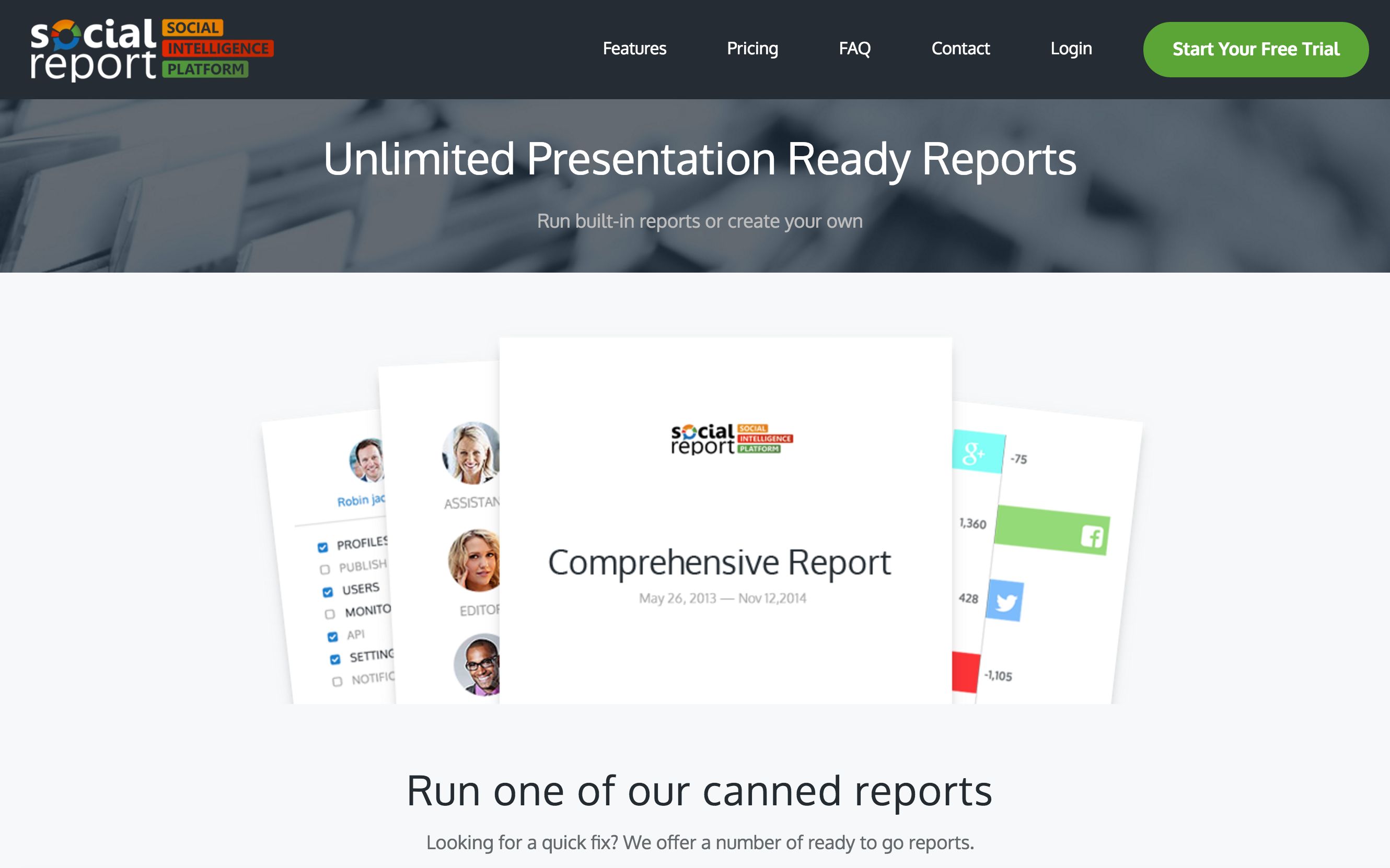 Social Report gallery image