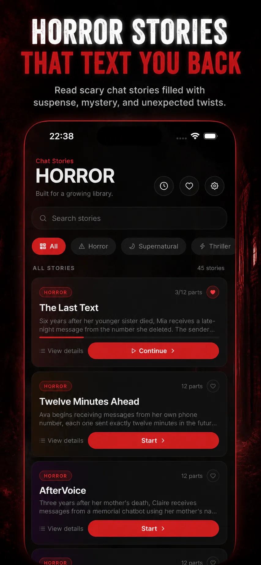 Horror Chat Stories gallery image