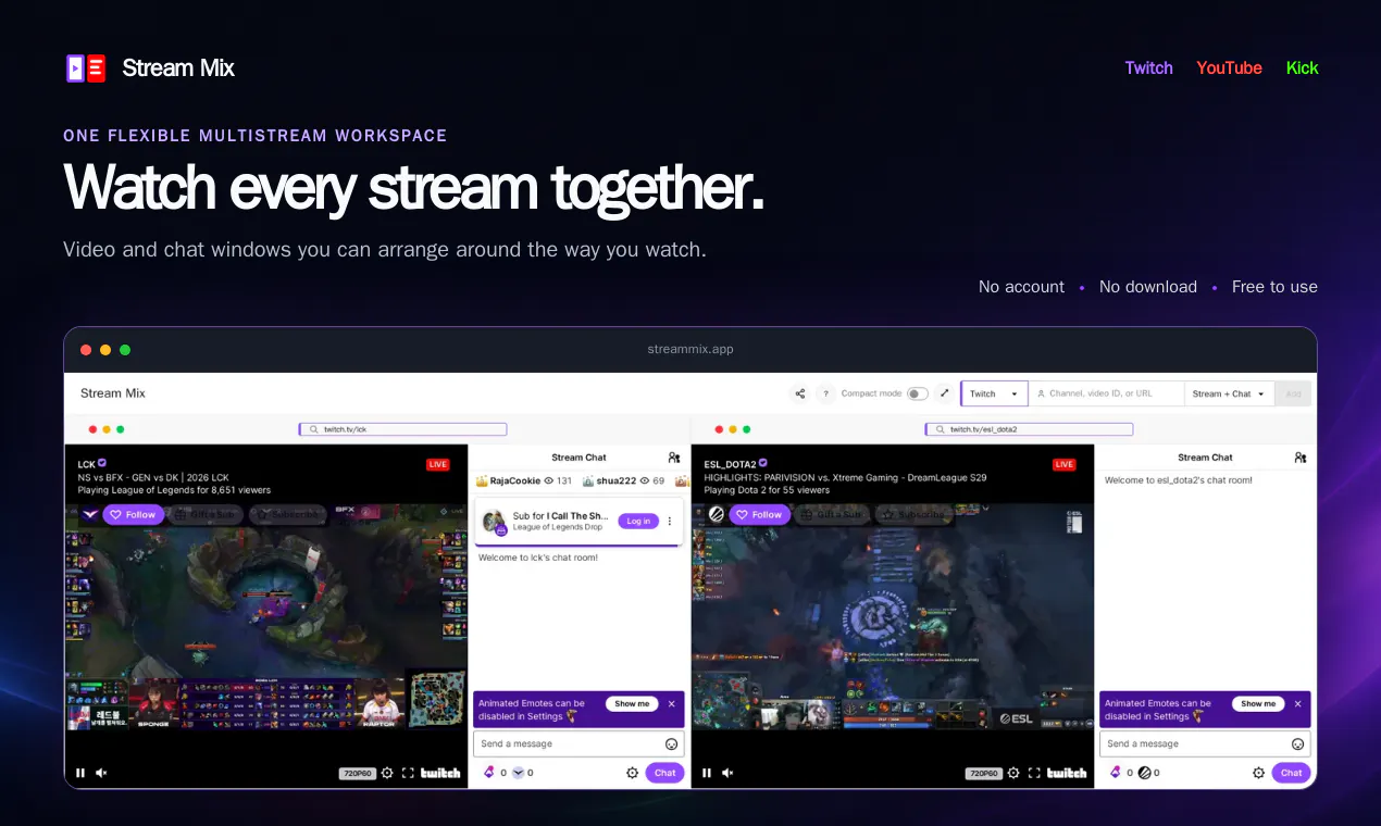 Stream Mix gallery image