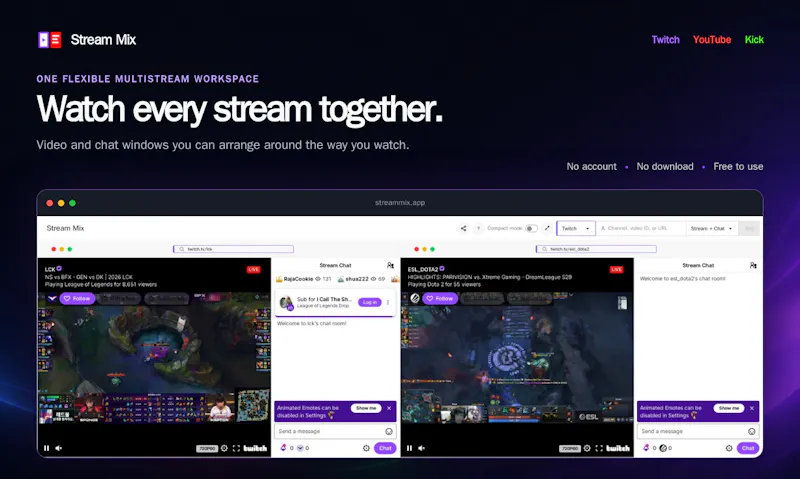 Stream Mix screenshot 1