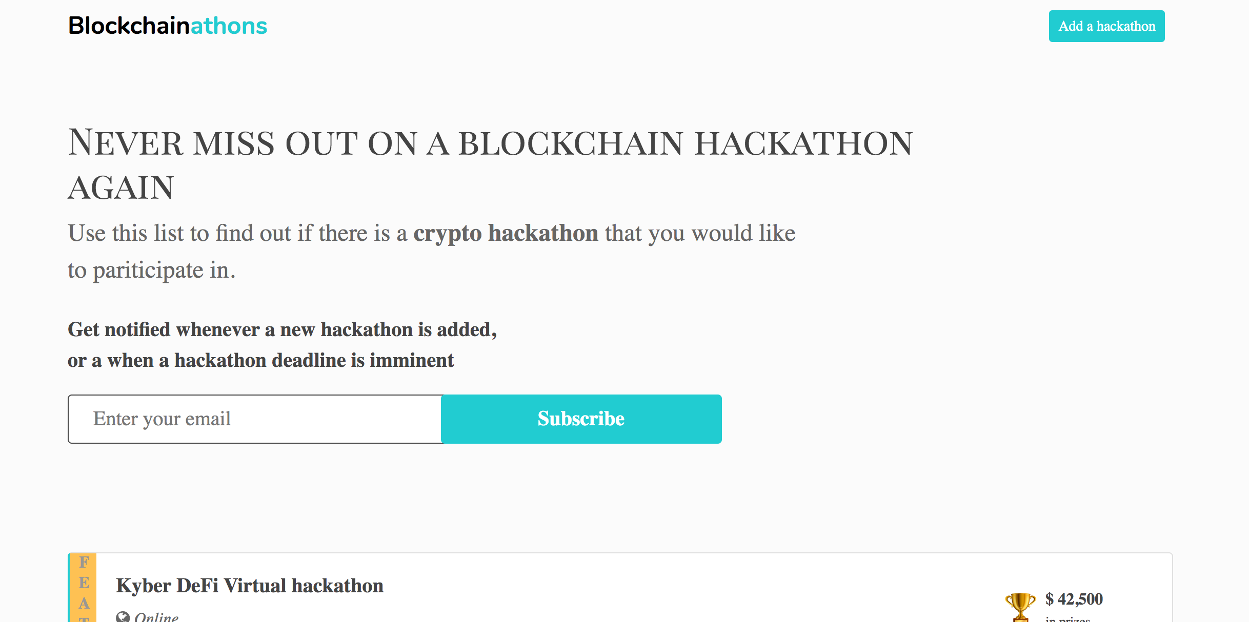 Blockchainathons gallery image