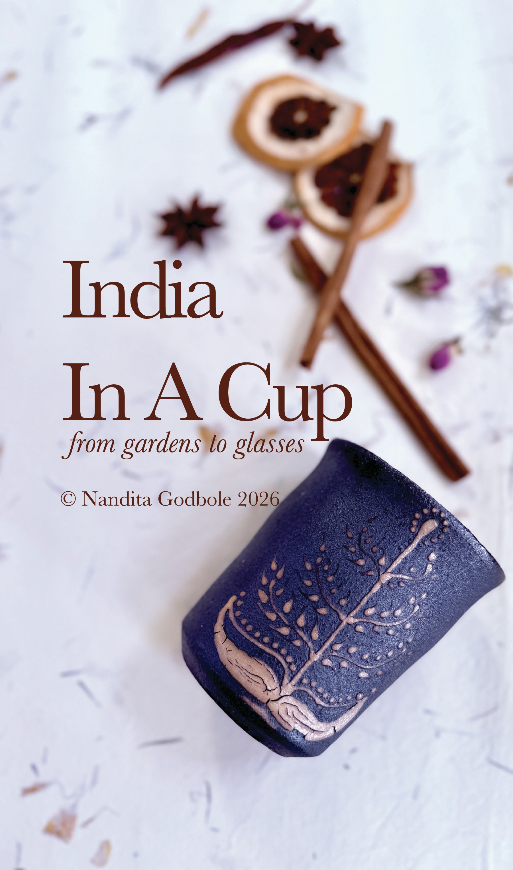 Cocktail Book: India In A Cup - Product Hunt launch logo and brand identity