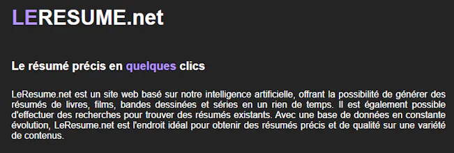 LeResume.net gallery image