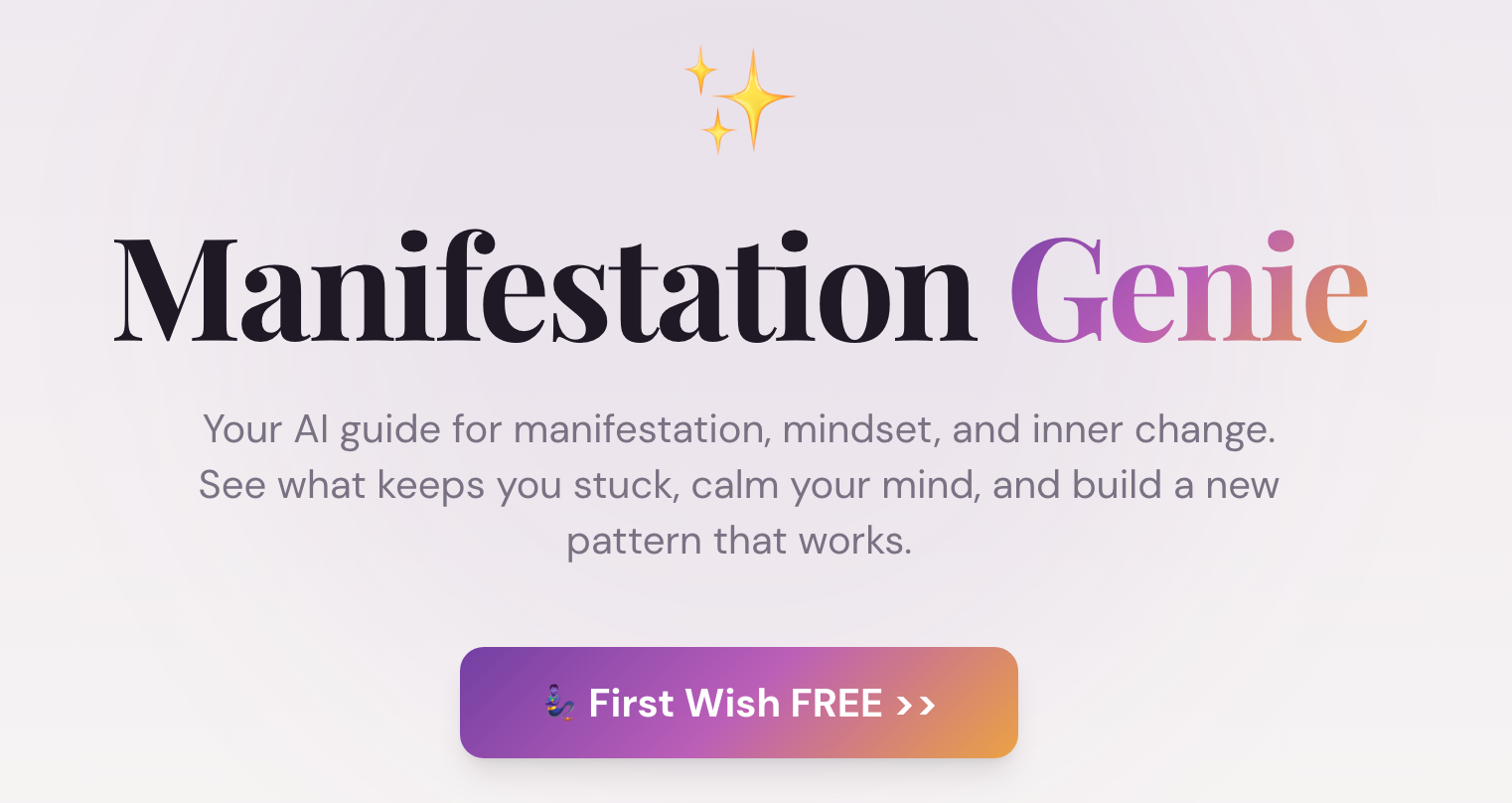 Your personal AI manifestation wizard gallery image