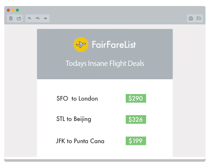 Fair Fare List