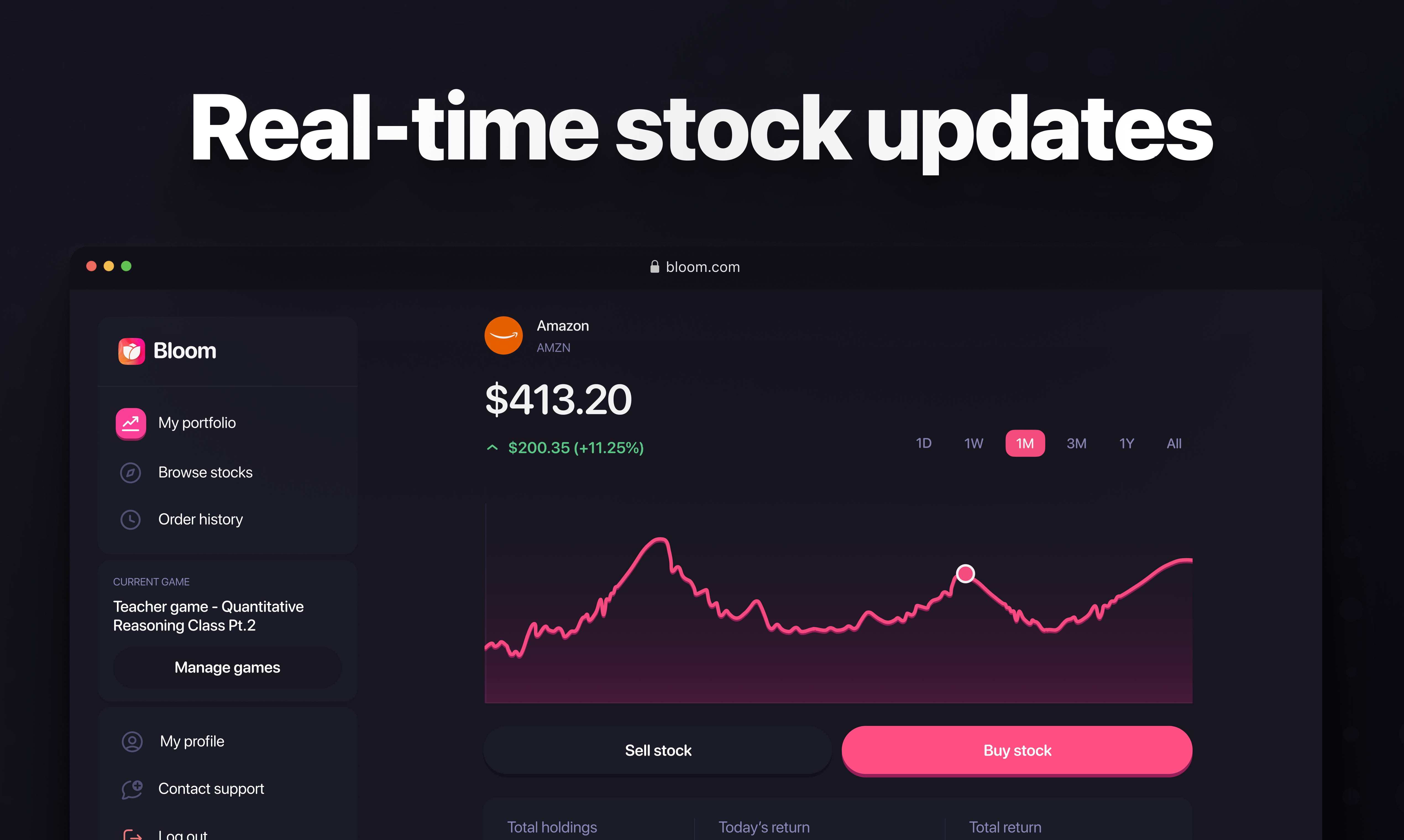 Bloom Stock Market Game media 3