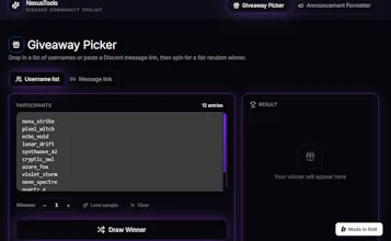 NexusTools — Discord Community Toolkit gallery image