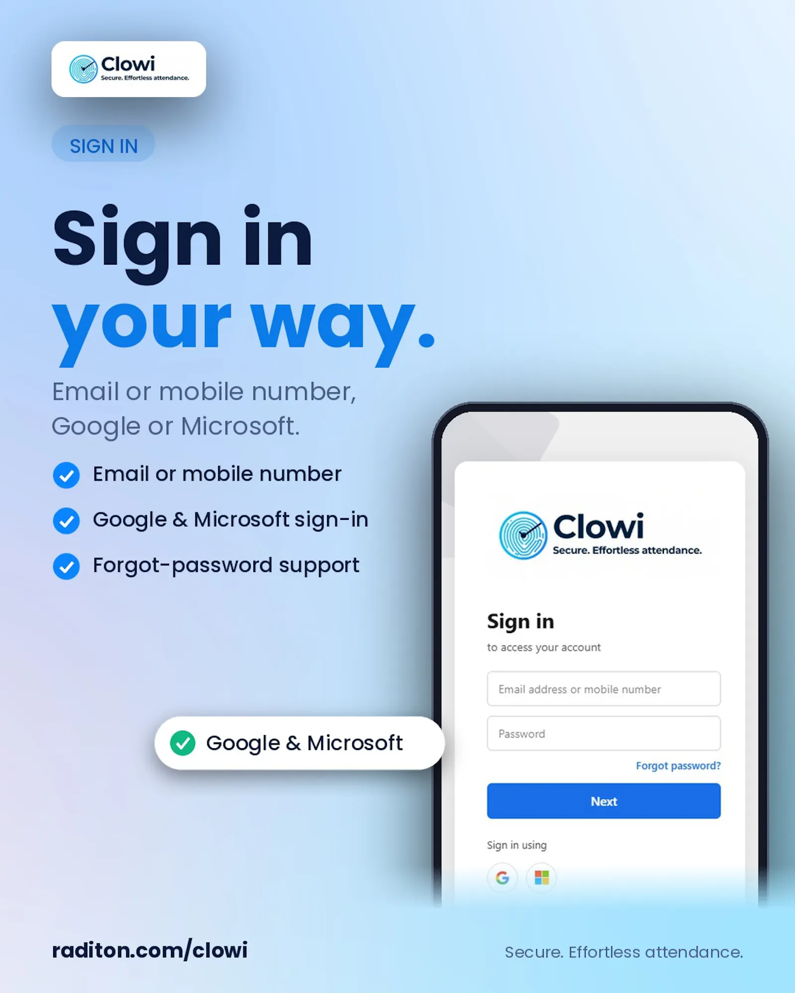 Clowi simplified attendance  screenshot 6