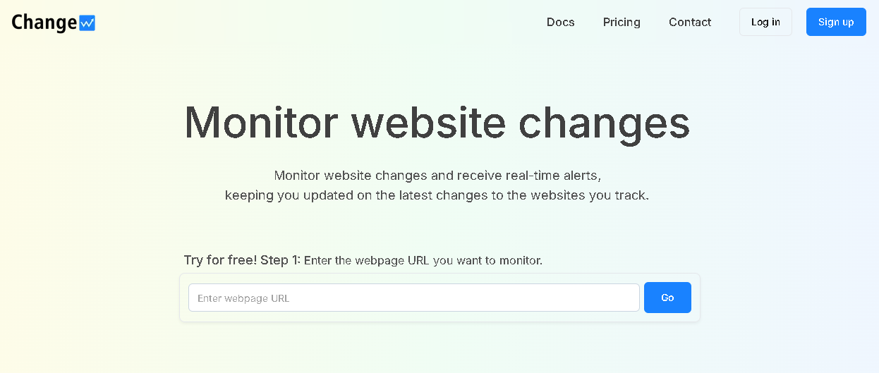 Changew - Main screenshot showing features and interface