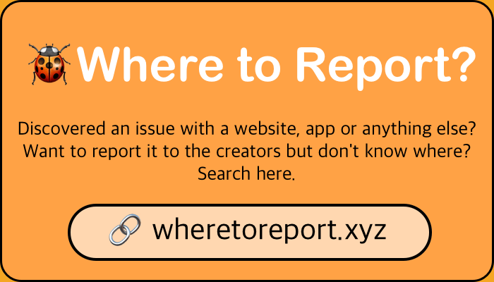 Where to Report? gallery image