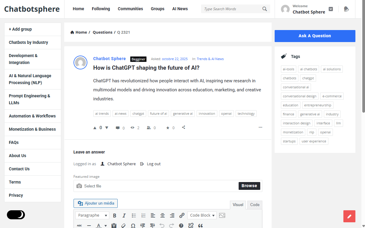 Chatbotsphere gallery image