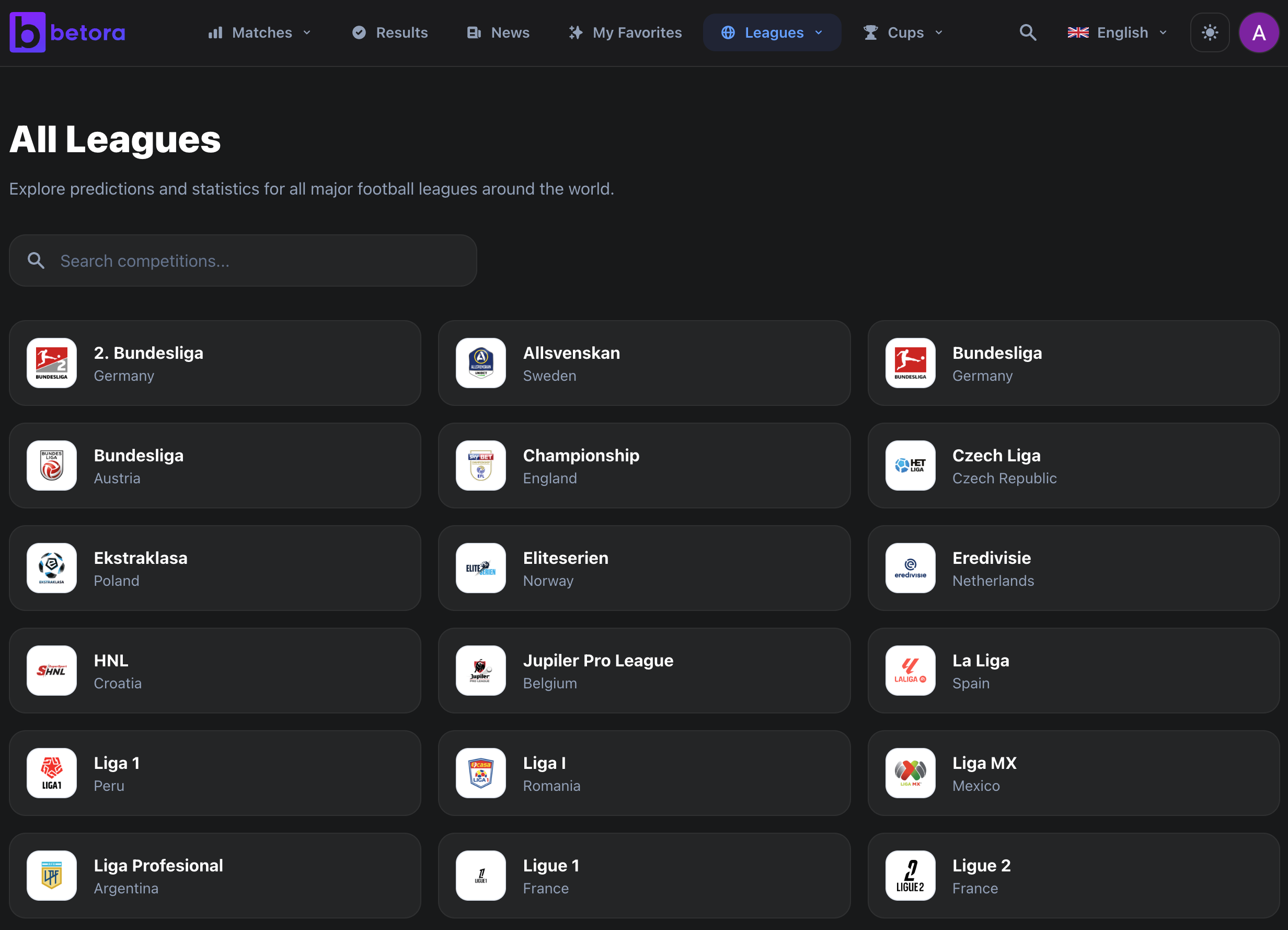 Betora — AI Football Predictions gallery image