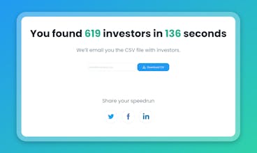 Investor Pipeline Speedrunner gallery image