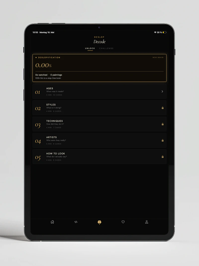 DeSlop — Black Caviar for your Brain screenshot 2