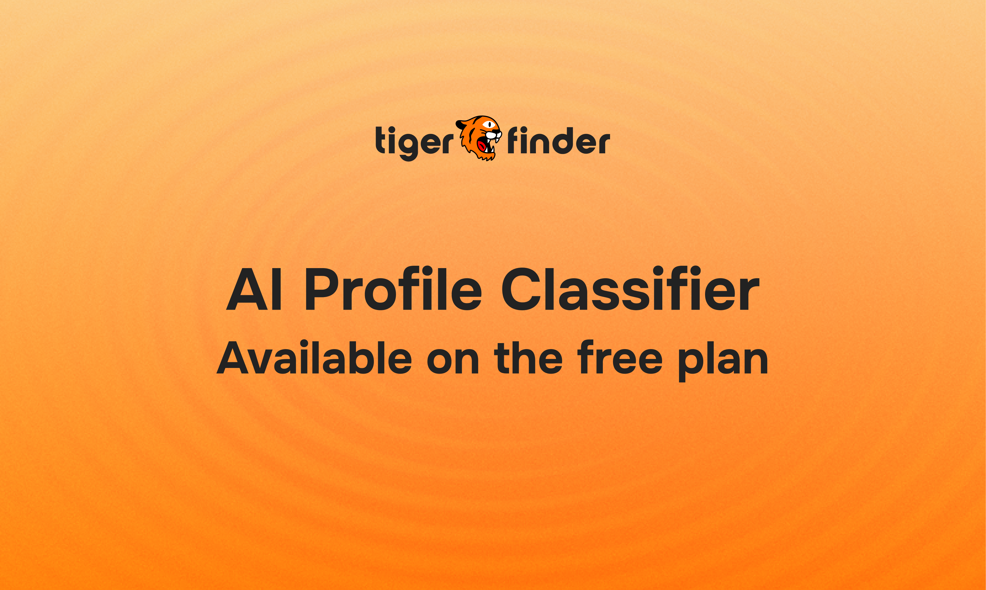 Tiger Finder AI Profile Classifier gallery image