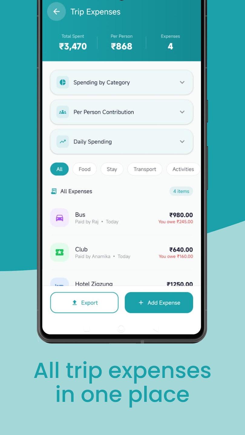 MyTripx - Screenshot 2 showing product features and functionality