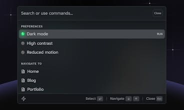 Accessible Astro Launcher gallery image