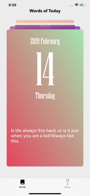 Words of Day gallery image
