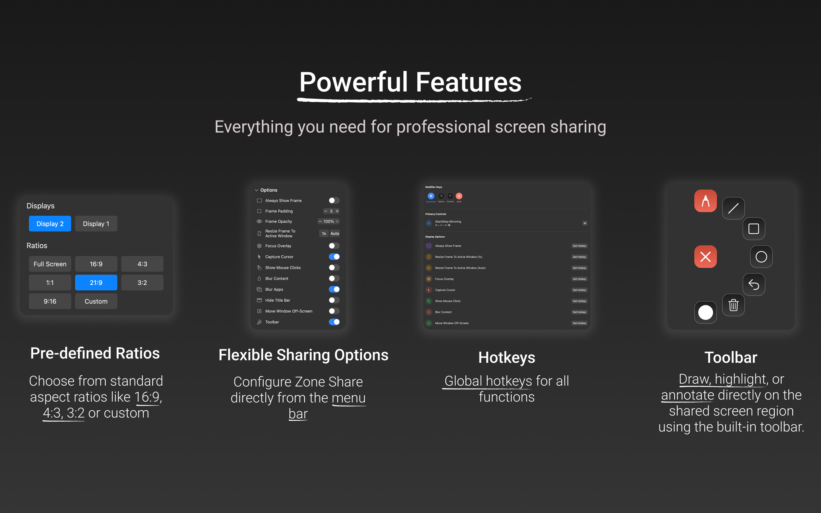 Zone Share-Ultrawide Screen Sharing Tool gallery image