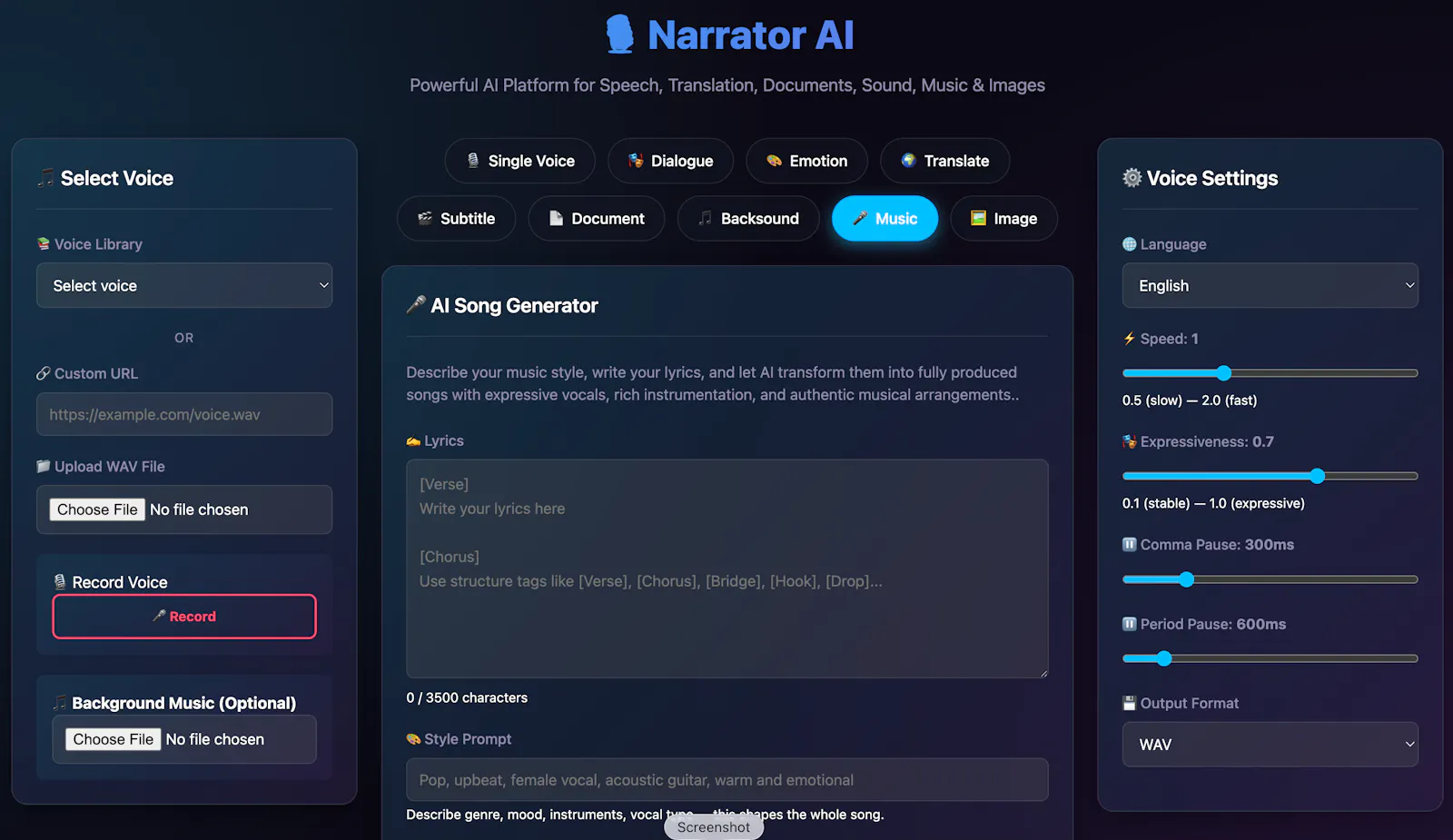 Narator AI screenshot 6