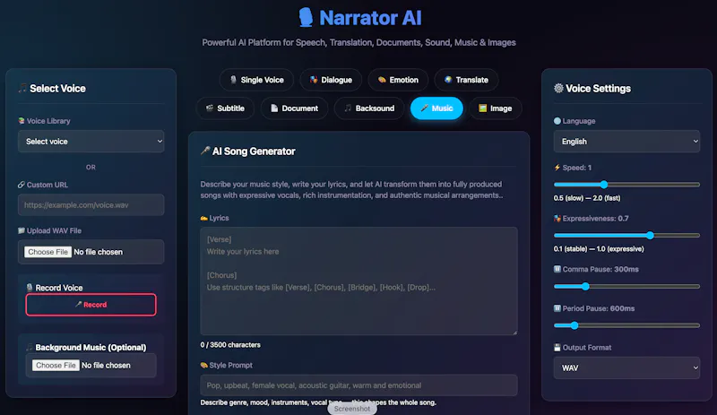 Narator AI screenshot 6