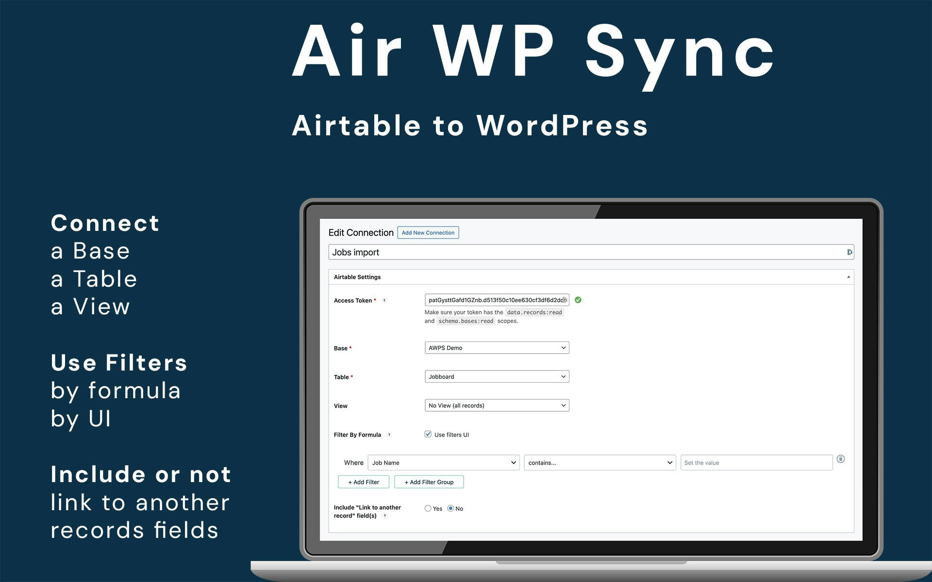 Air WP Sync - Airtable su WordPress media 3