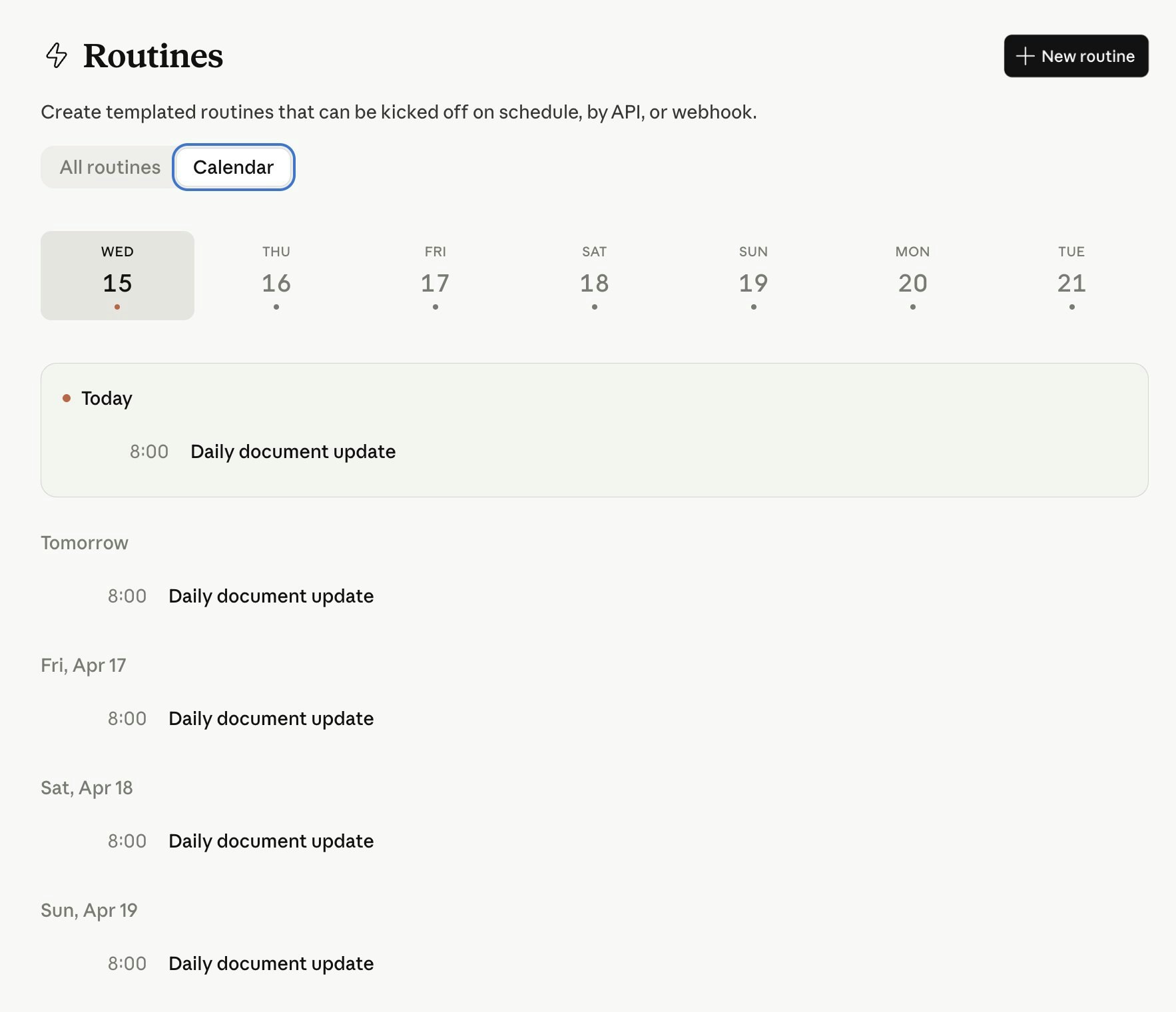 Claude Code Routines gallery image