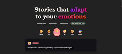 Your Emotions, Your Story, AI-Powered ✍️ gallery image