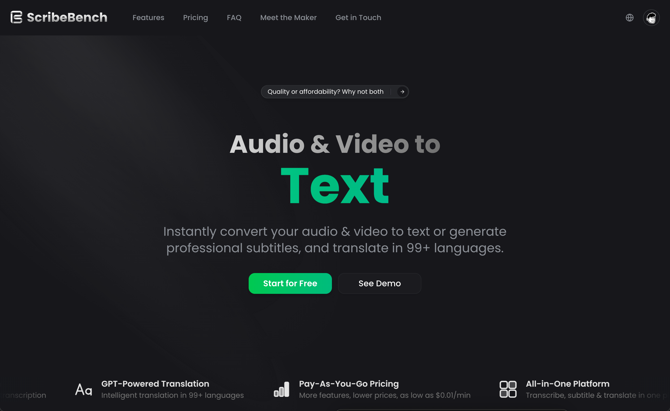 ScribeBench gallery image