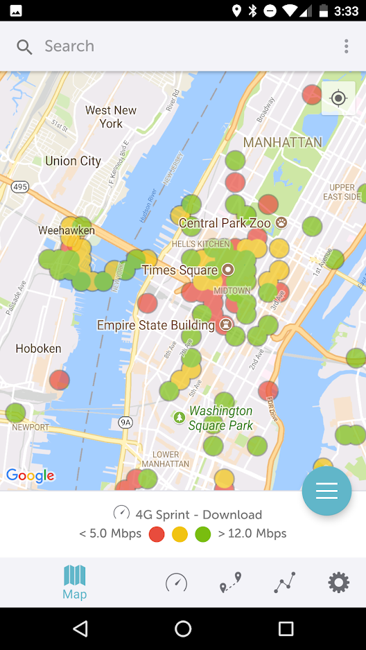 Speedtest & Map Trips from Sensorly gallery image