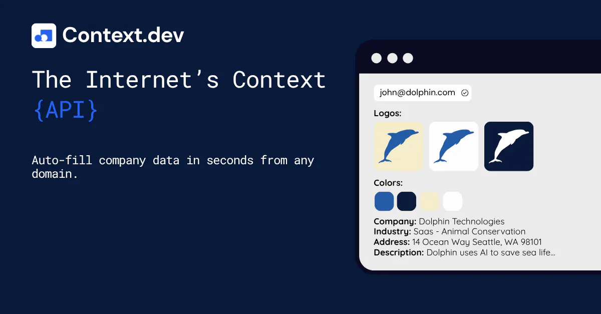 Context.dev: One API to scrape, enrich, and understand the web ...