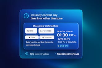 TimezoneConverter.co gallery image