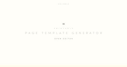 Doub.co Page Template Generator gallery image