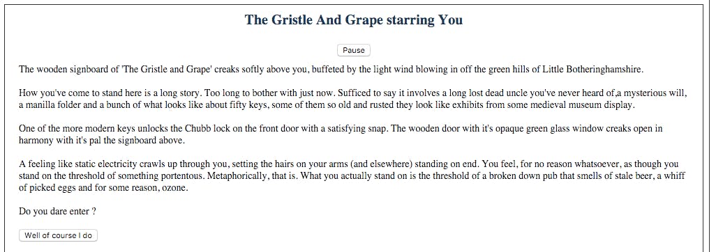 The Gristle and Grape media 1