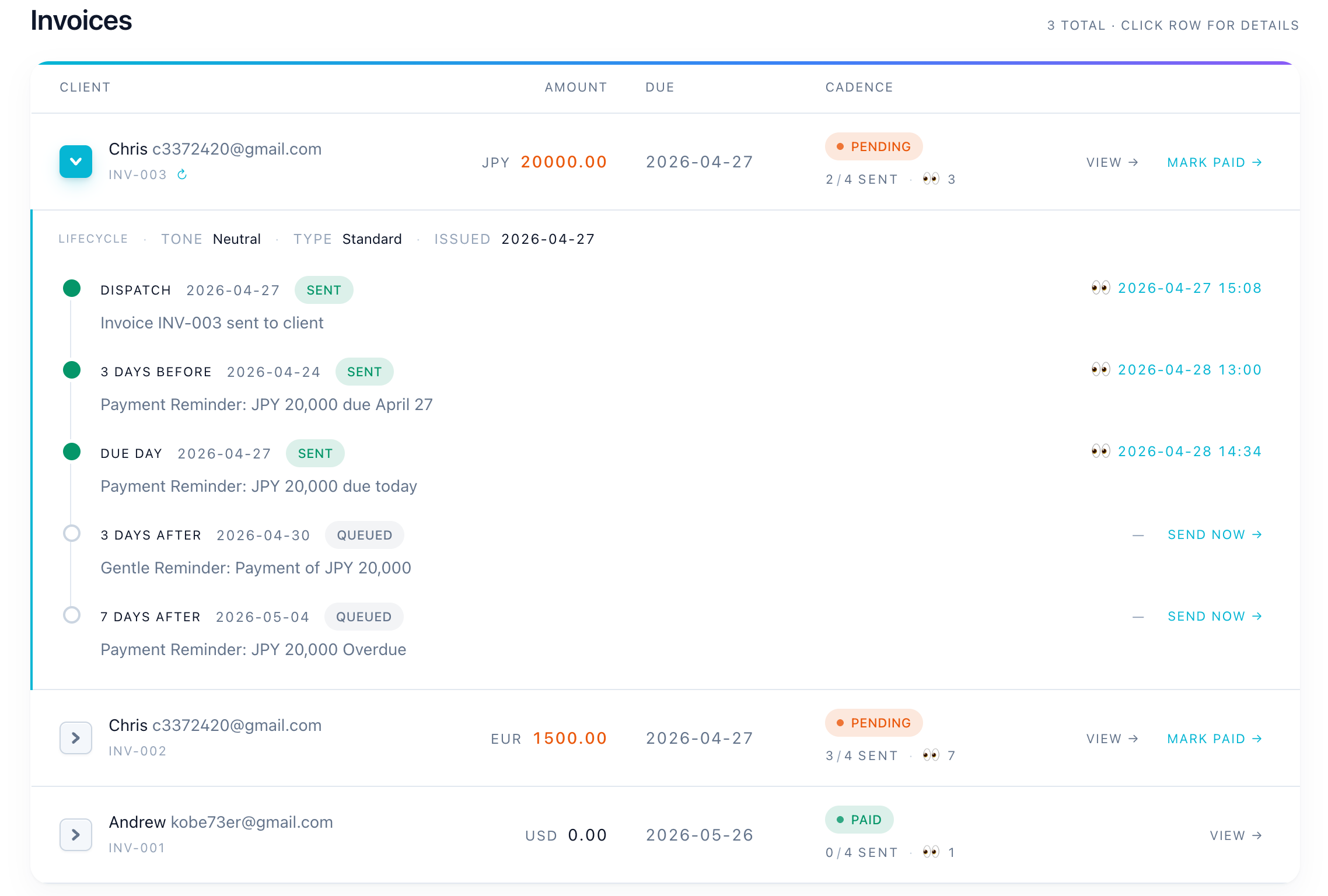 Invoice Reminder gallery image