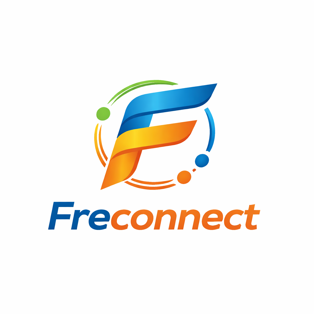 FreConnect - Product Hunt launch logo and brand identity
