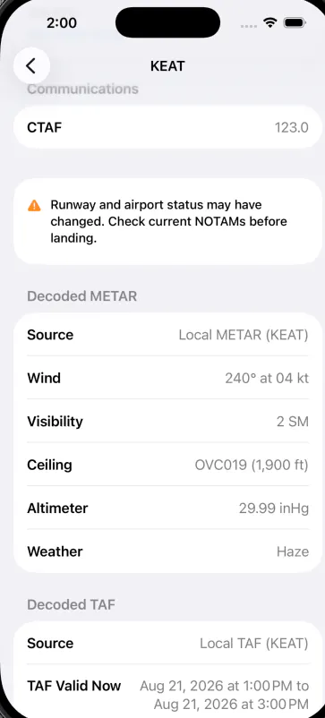 Land Now – Emergency Airport Finder gallery image