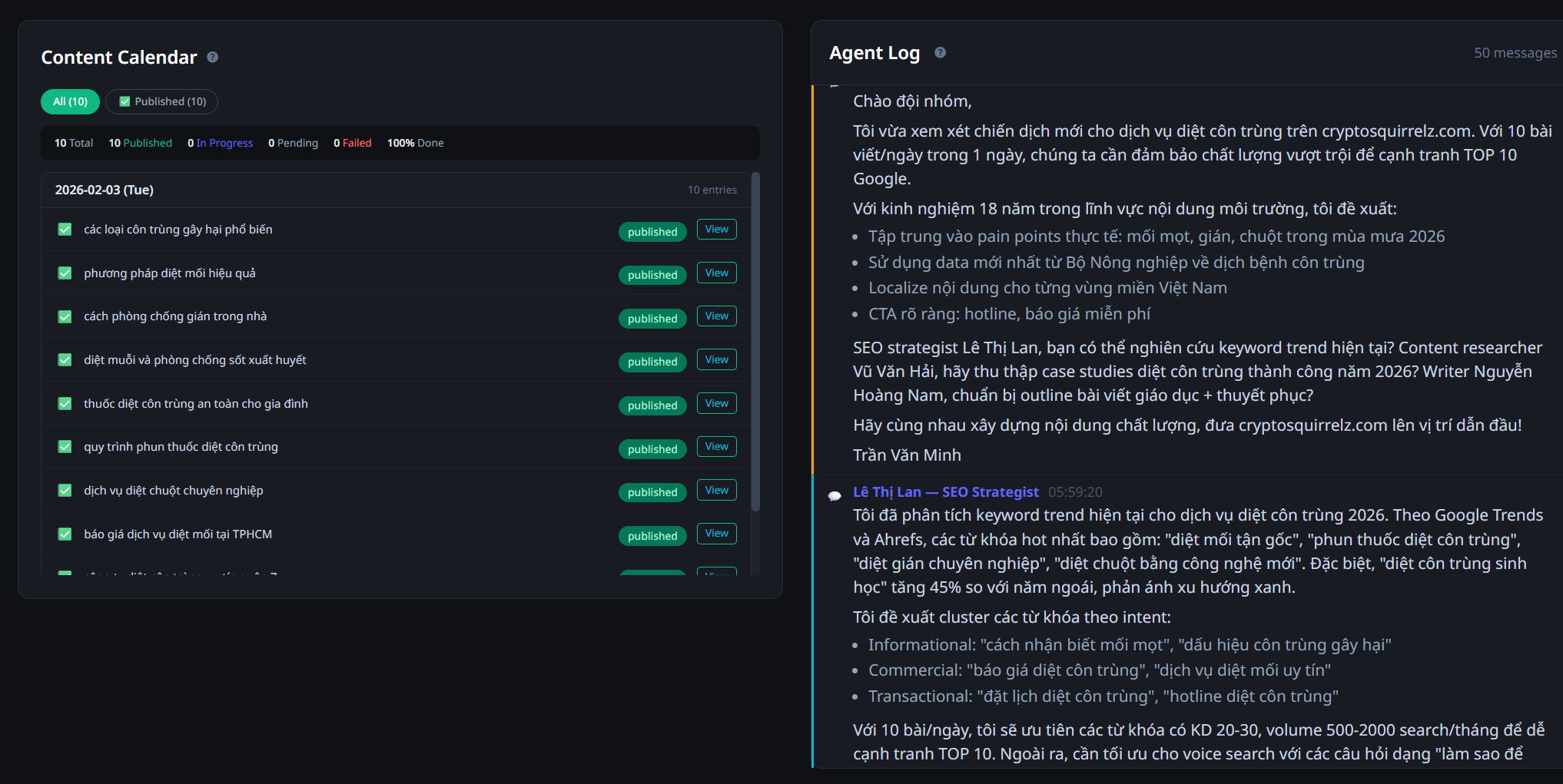 SEOAgent.Team - Screenshot 3 showing product features and functionality