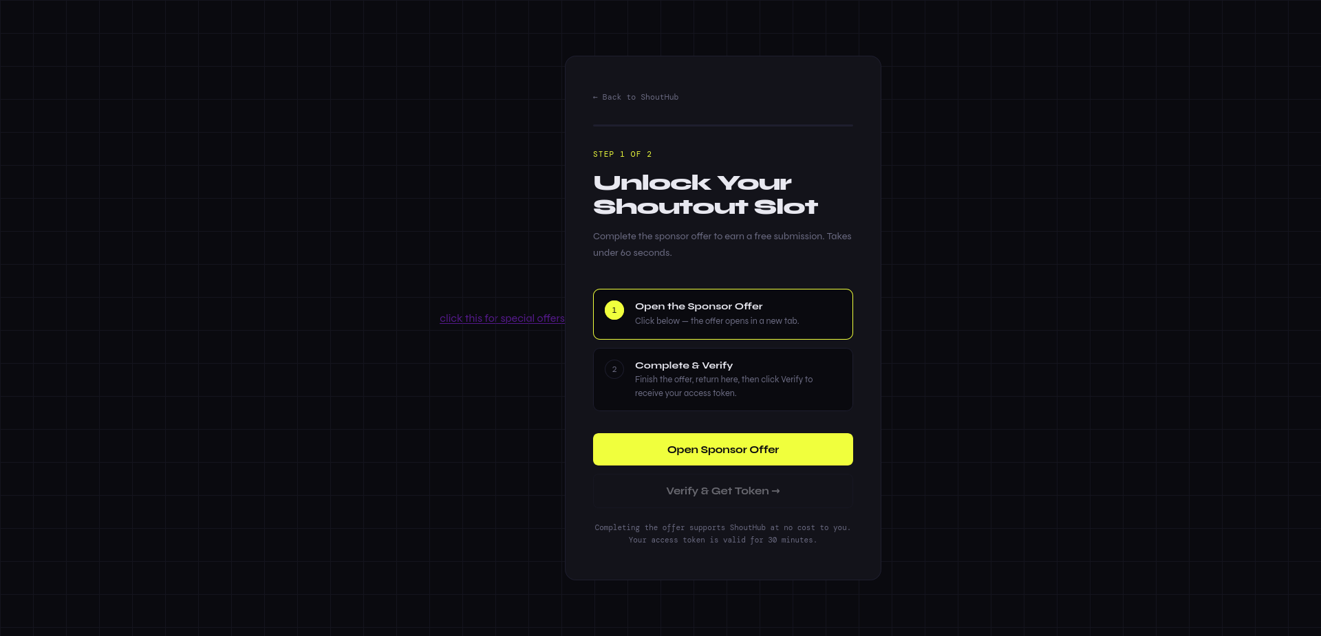 Shoutouthub gallery image