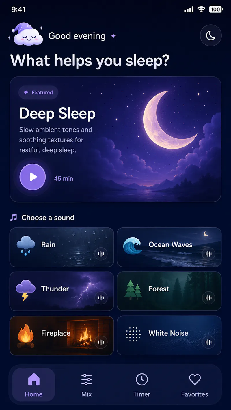 Sleep Sounds, White Noise screenshot 2