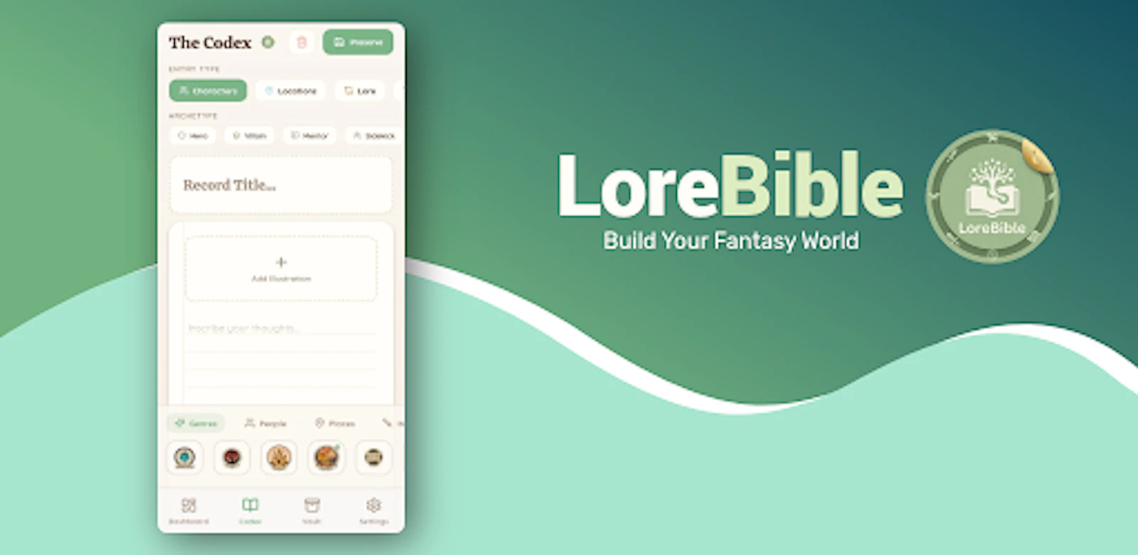 LoreBible screenshot 1