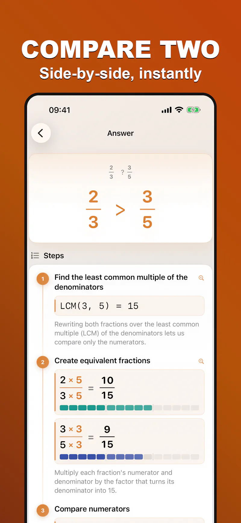 FractionSolver screenshot 2