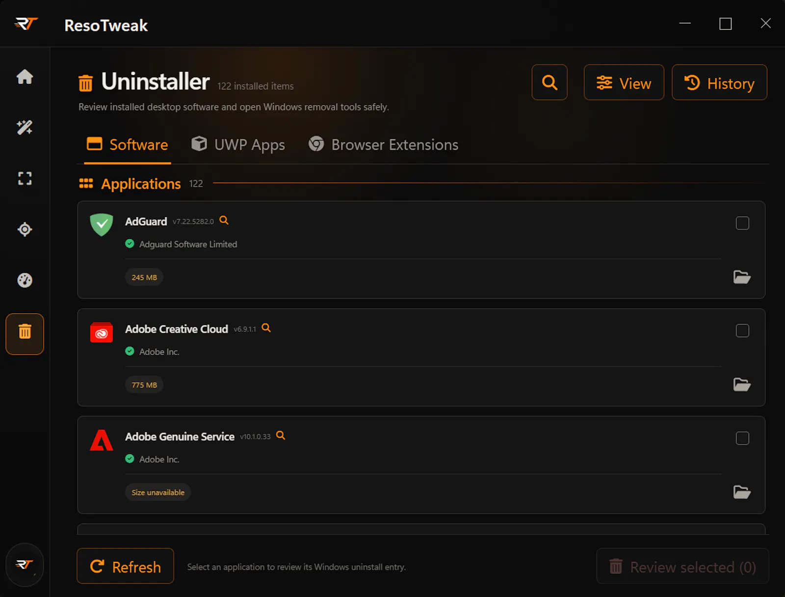ResoTweak — Your PC. Ready when you are. screenshot 2
