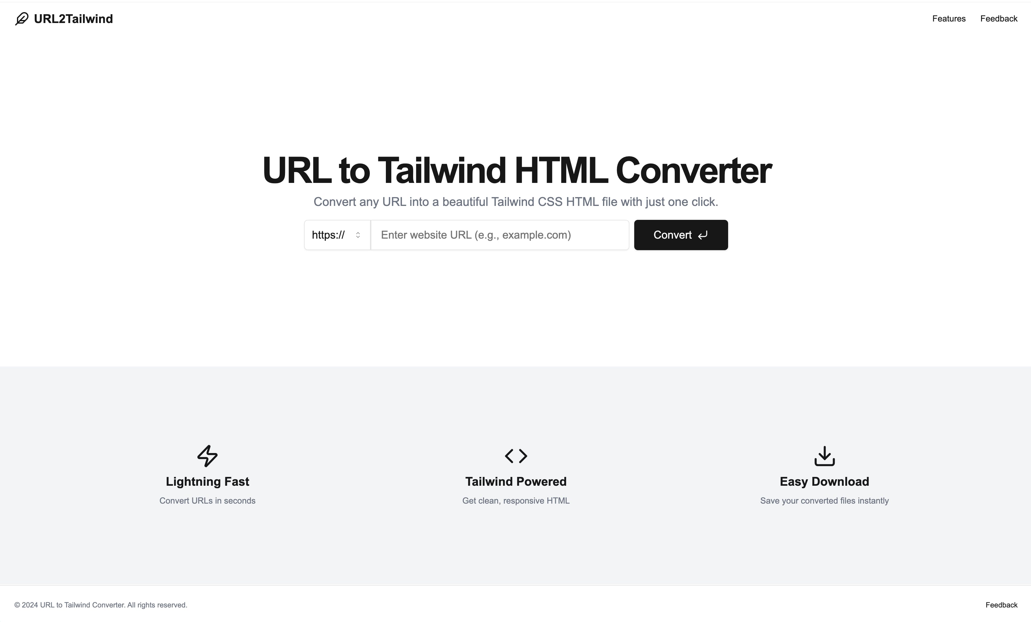 URL2Tailwind media 1