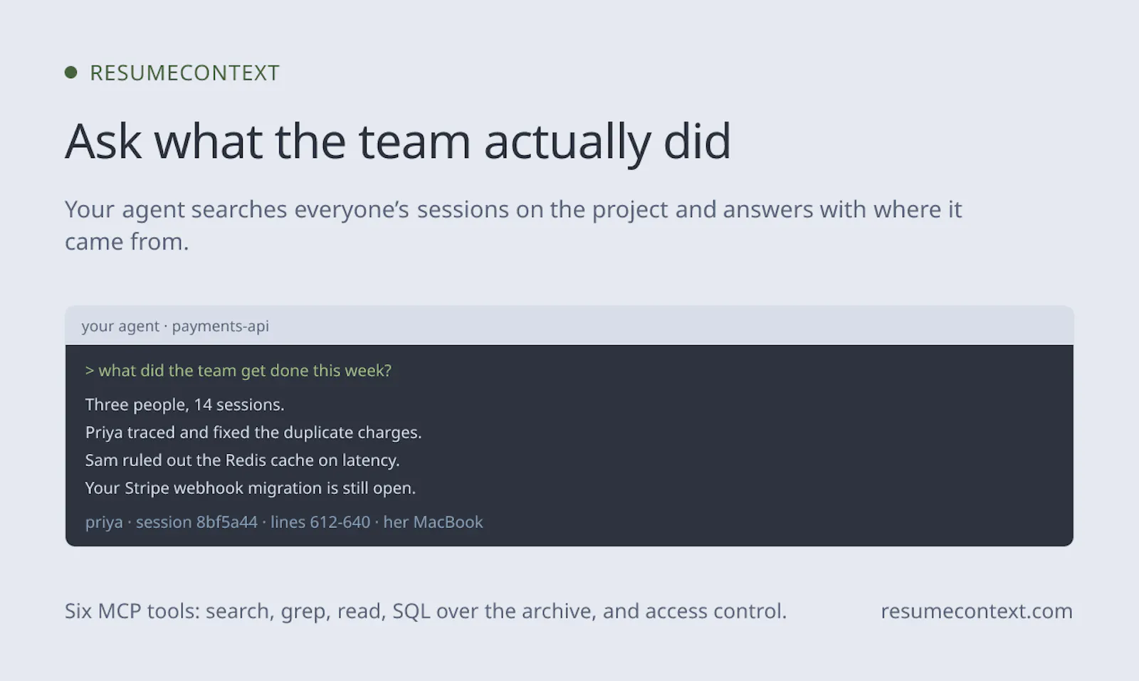 ResumeContext screenshot 5