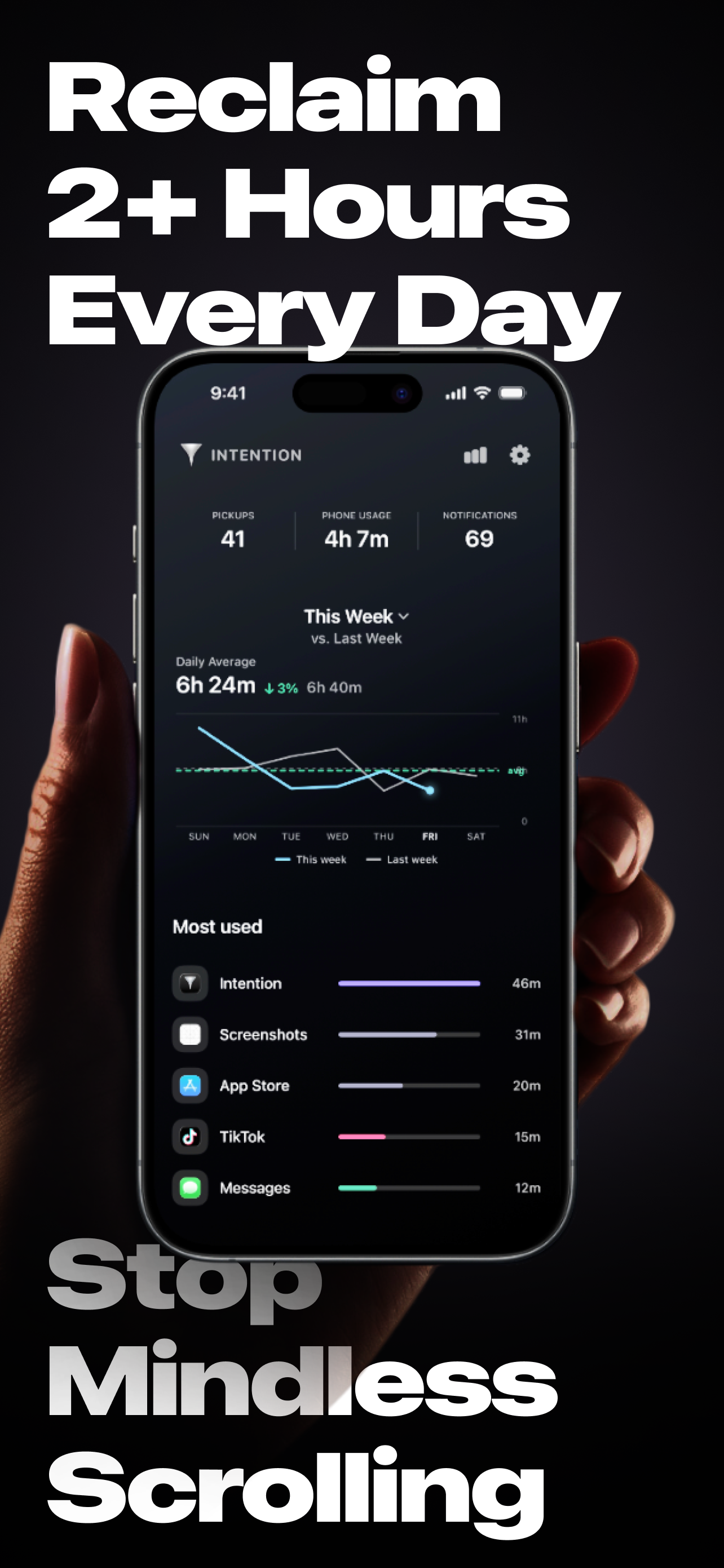 Intention - Screenshot 2 showing product features and functionality