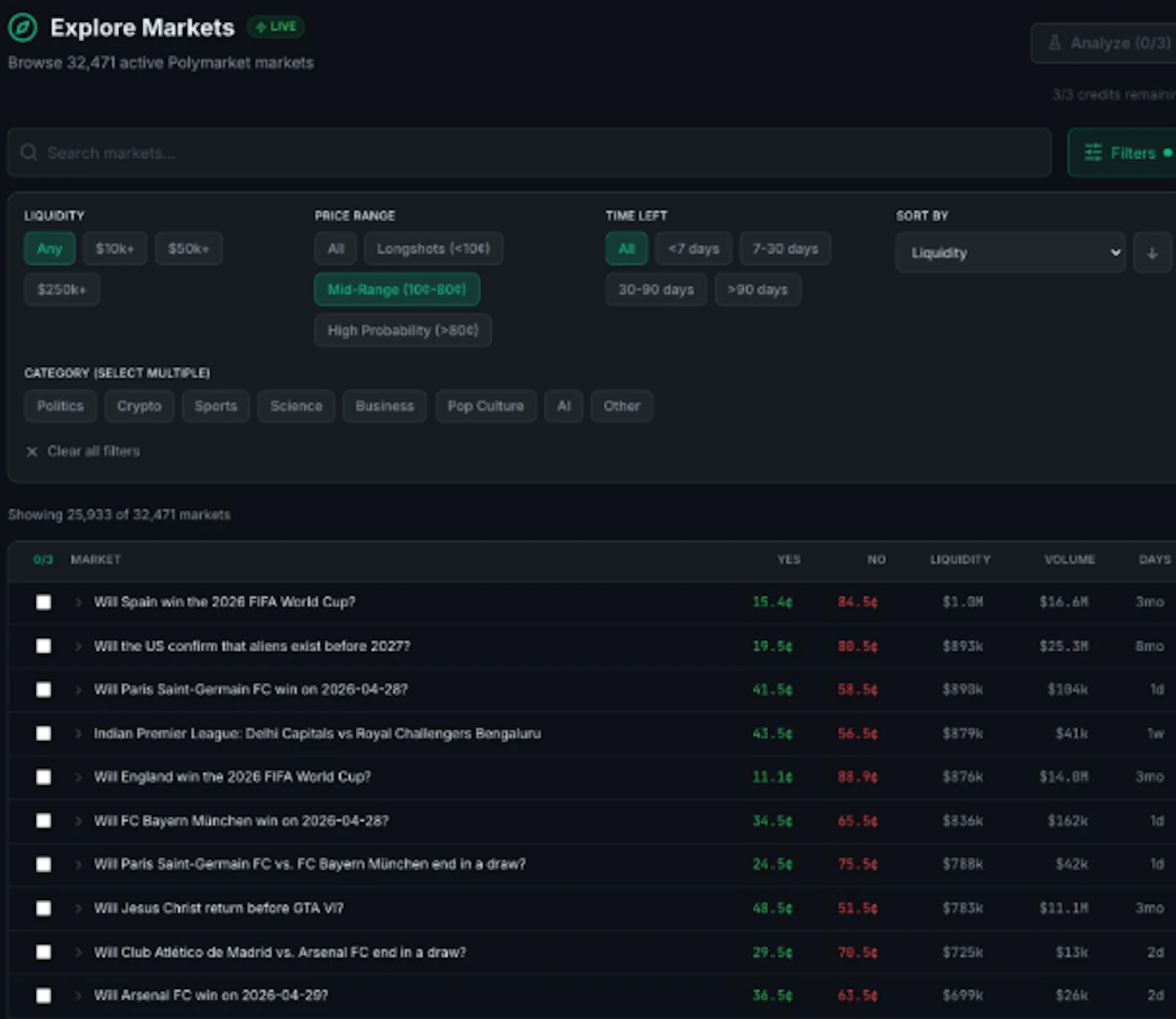 TrueOdds screenshot 5