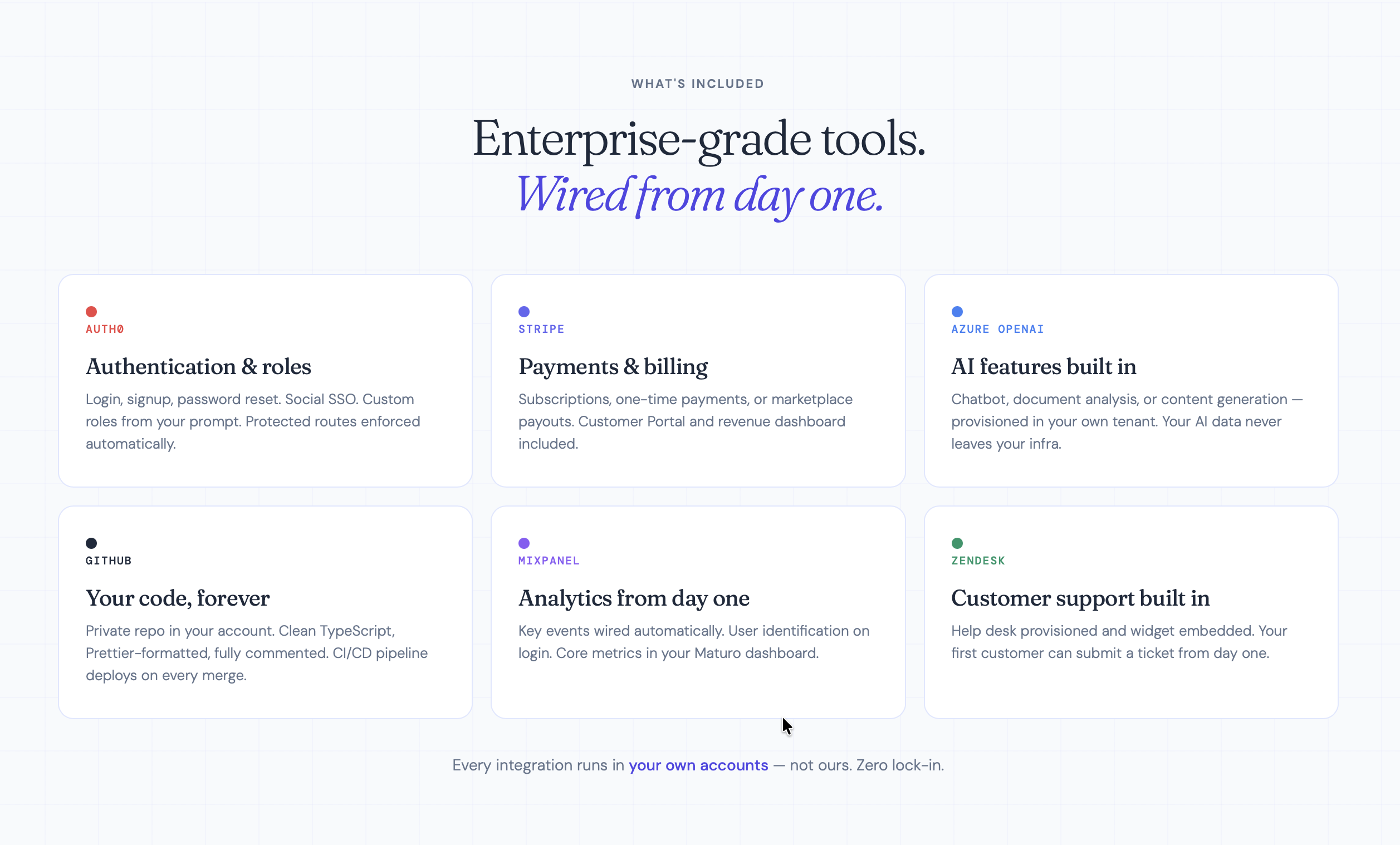 Maturo - The anti-doom-loop app builder gallery image